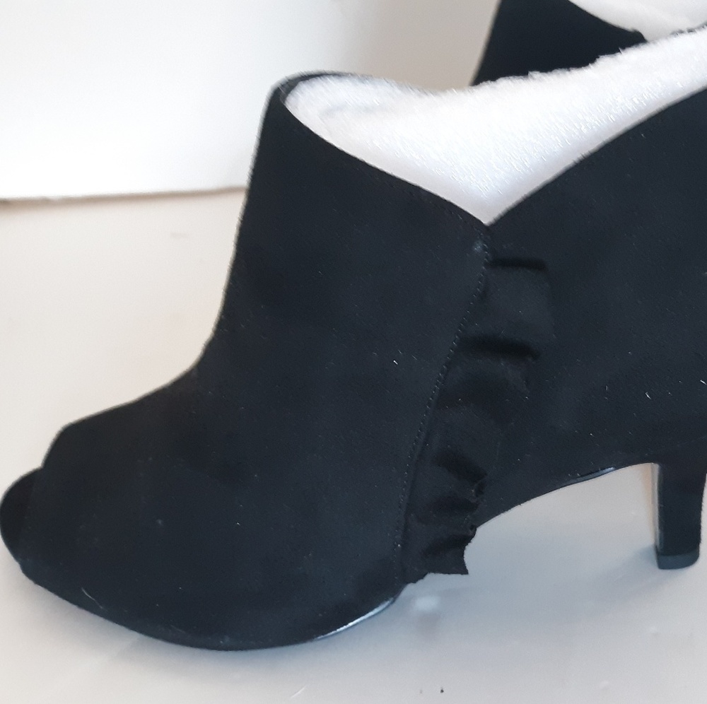 Easy street womens open toe high heels bootie
